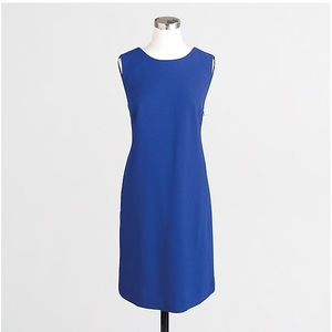 J.crew Crepe V-back shift dress